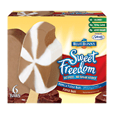 Blue Bunny Frozen&nbsp;Fudge Bars&nbsp;No Sugar Added Fat Free 6 Ct Full-Size Picture